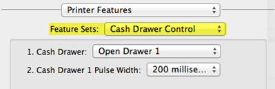 Cash Drawer Control