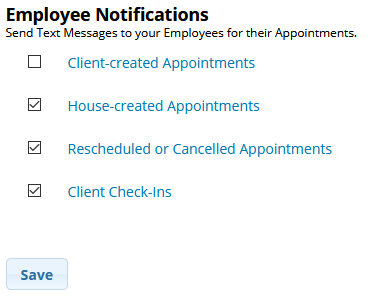 Email and Text Comm Checkboxes