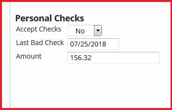 Personal Checks