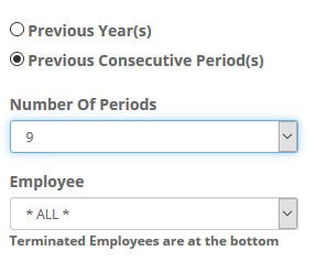 Previous Consecutive Periods