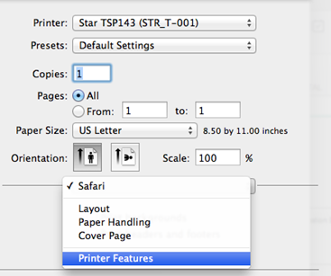 Printer Features