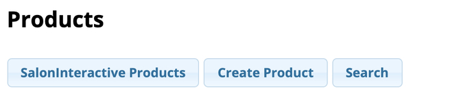 Products UI Buttons Renamed