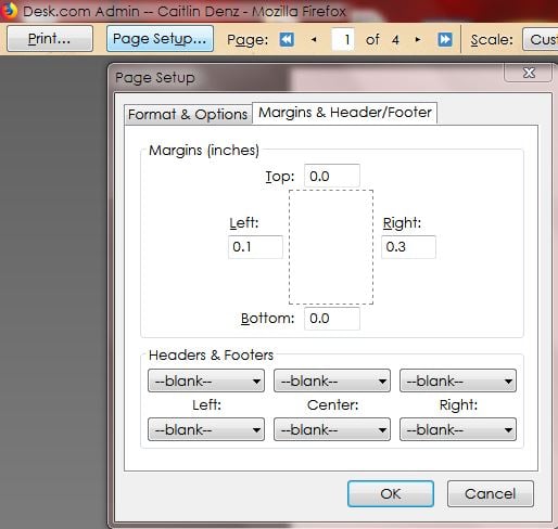 Set Margins