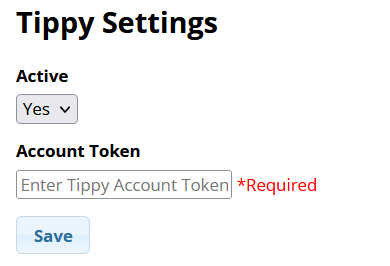 Tippy Account Token