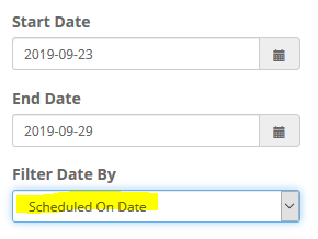 change filter date