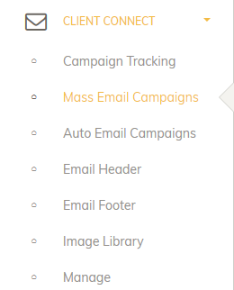 client connect - mass email campaigns