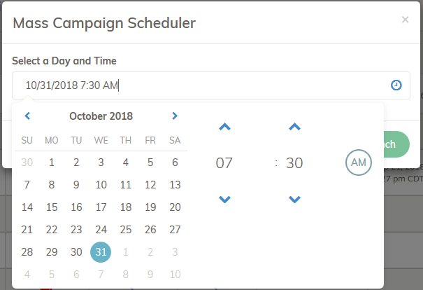 mass campaign scheduler