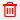 red delete icon